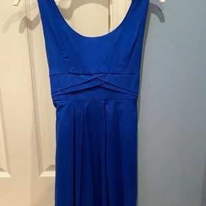 Blue Tie-Back Dress